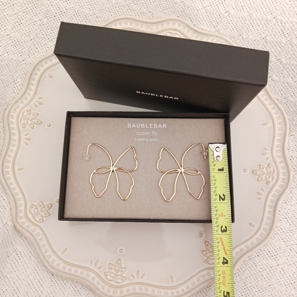 Baublebar Super Fly Looking Good Butterfly Earrings - Picture 5 of 6